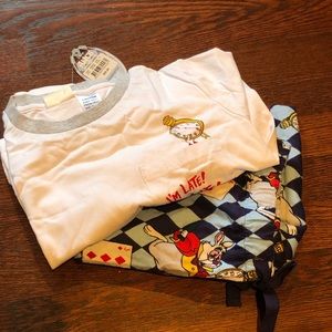 peteralexander Alice in Wonderland PJ set size 12